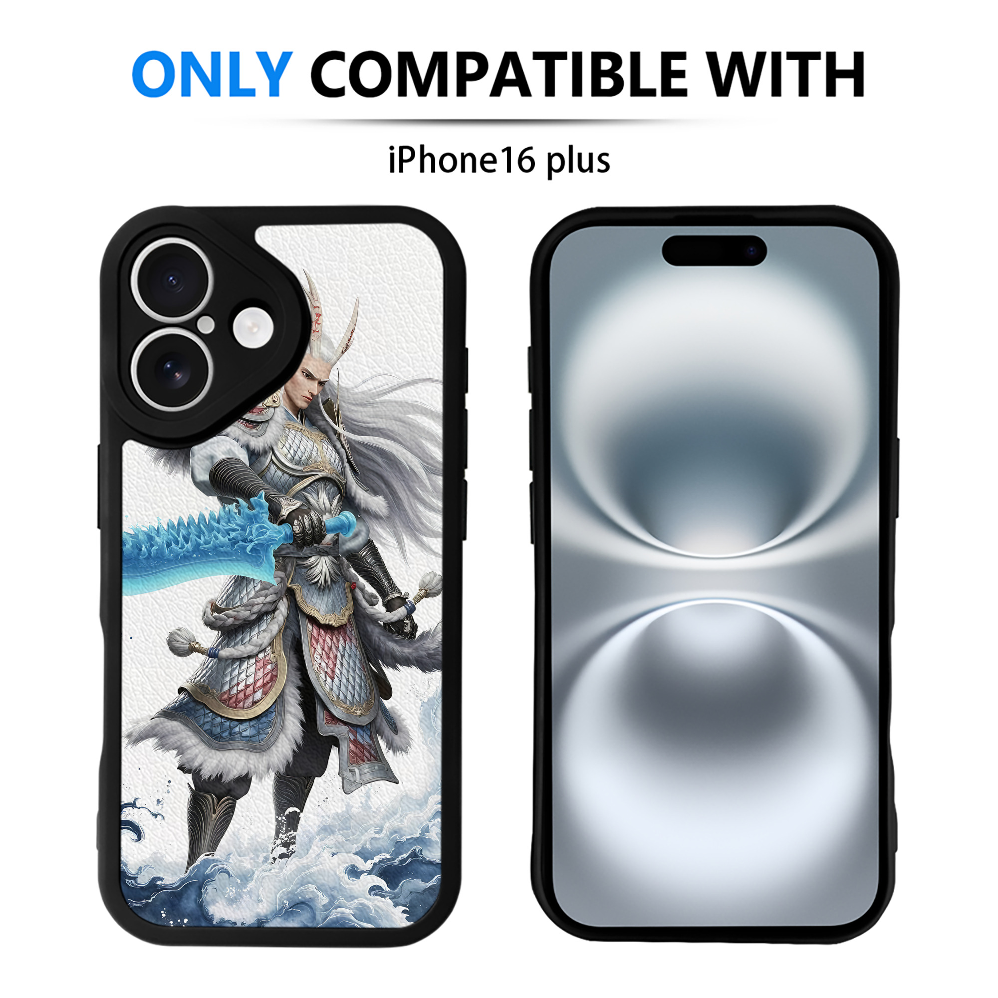 （画像用） Ne Zha 2 ナタ 魔童の大暴れ 【iPhone 16シリーズ対応】シリコンスマホケース（レザー調） 材質：シリコン